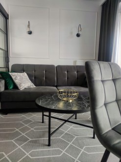 Kinkiet retro łuk E27 LOFT czarno złoty