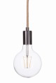 Przewód w oplocie jutowym kabel dekoracyjny 2x0,75mm - aranżacja