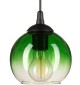 Lampa wisząca mała kulka Venus Zielona