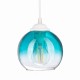 Lampa wisząca mała kulka Venus Niebieska