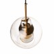 Lampa wisząca sufitowa przezroczysta bańka