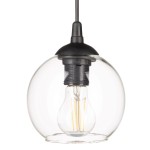 Lampa wisząca mała kulka Venus Przezroczysta