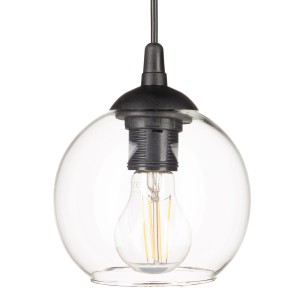Lampa wisząca mała kulka Venus Przezroczysta