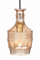 Lampa wisząca szklana kryształowa elegancka AMBER