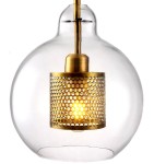 Lampa wisząca FAVO przezroczysta bańka