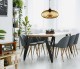 Lampa sufitowa wisząca szklana złota amber Cairo