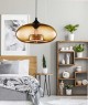 Lampa sufitowa wisząca szklana złota amber Cairo