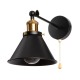 Kinkiet regulowany metalowy Edison łańcuszek ANTIC BRASS