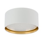 Lampa sufitowa BILBAO biało złota 4 żarówki