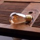 Żarówka LED E27 S14 0,5W amber girlandowa spirala