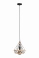 Lampa wisząca duża GEO L BOHO sznur juta