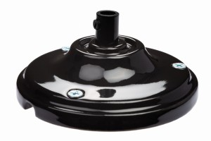 Podsufitka maskownica ceramiczna 3 otwory czarna