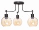 Lampa sufitowa żyrandol 3 klosze Venus bursztynowe