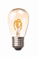Żarówka LED E27 S14 0,5W amber girlandowa spirala