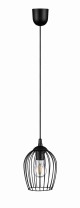 Lampa wisząca loft druciana owal