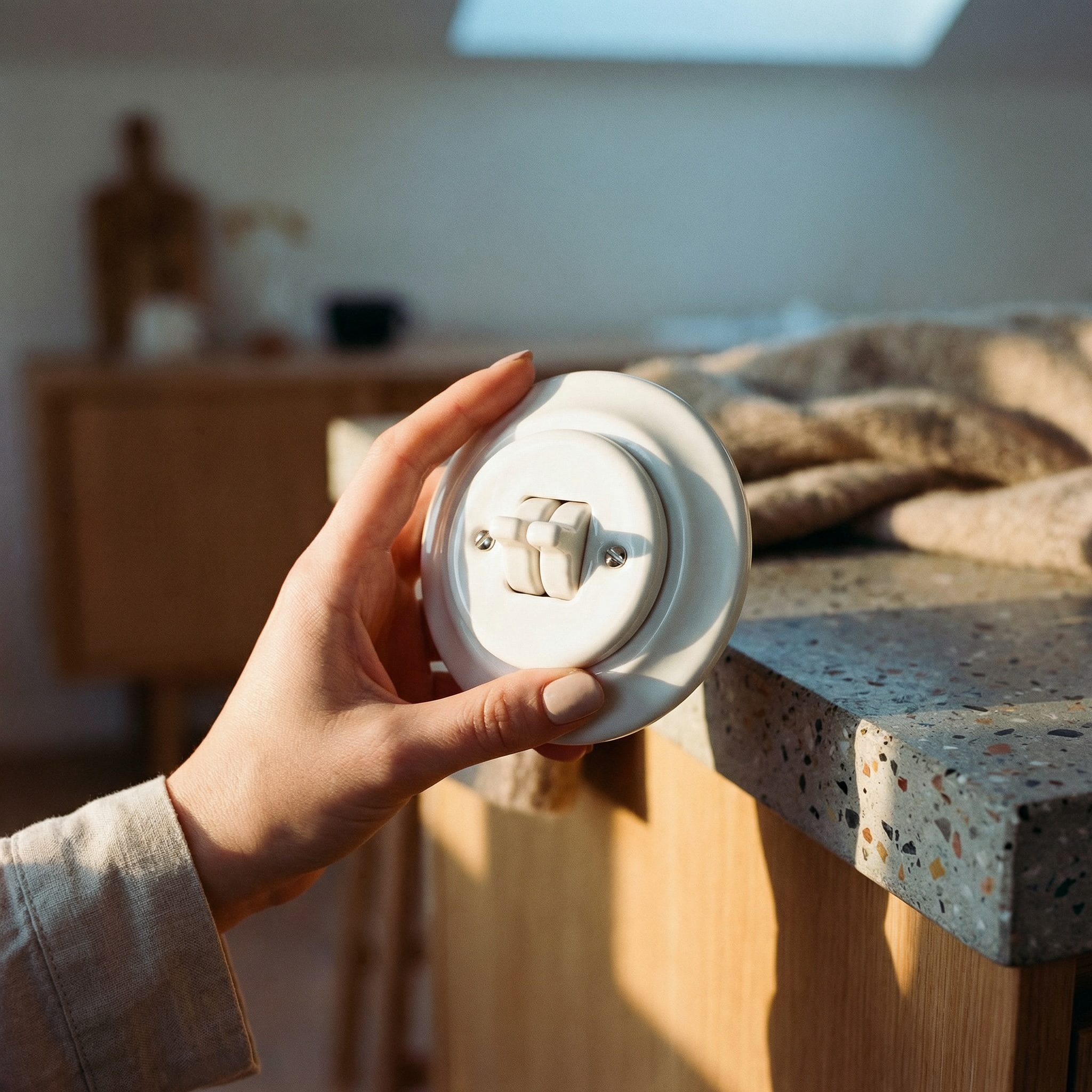 Ceramiczny osprzęt elektryczny – styl retro, który wraca do nowoczesnych wnętrz